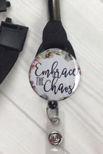 Load image into Gallery viewer, Chaos Coordinator ~ Nurse Badge Reel ~ Cute Badge Reel ~ Chaos Badge Reel ~ Funny Badge Reel ~ Embrace the chaos