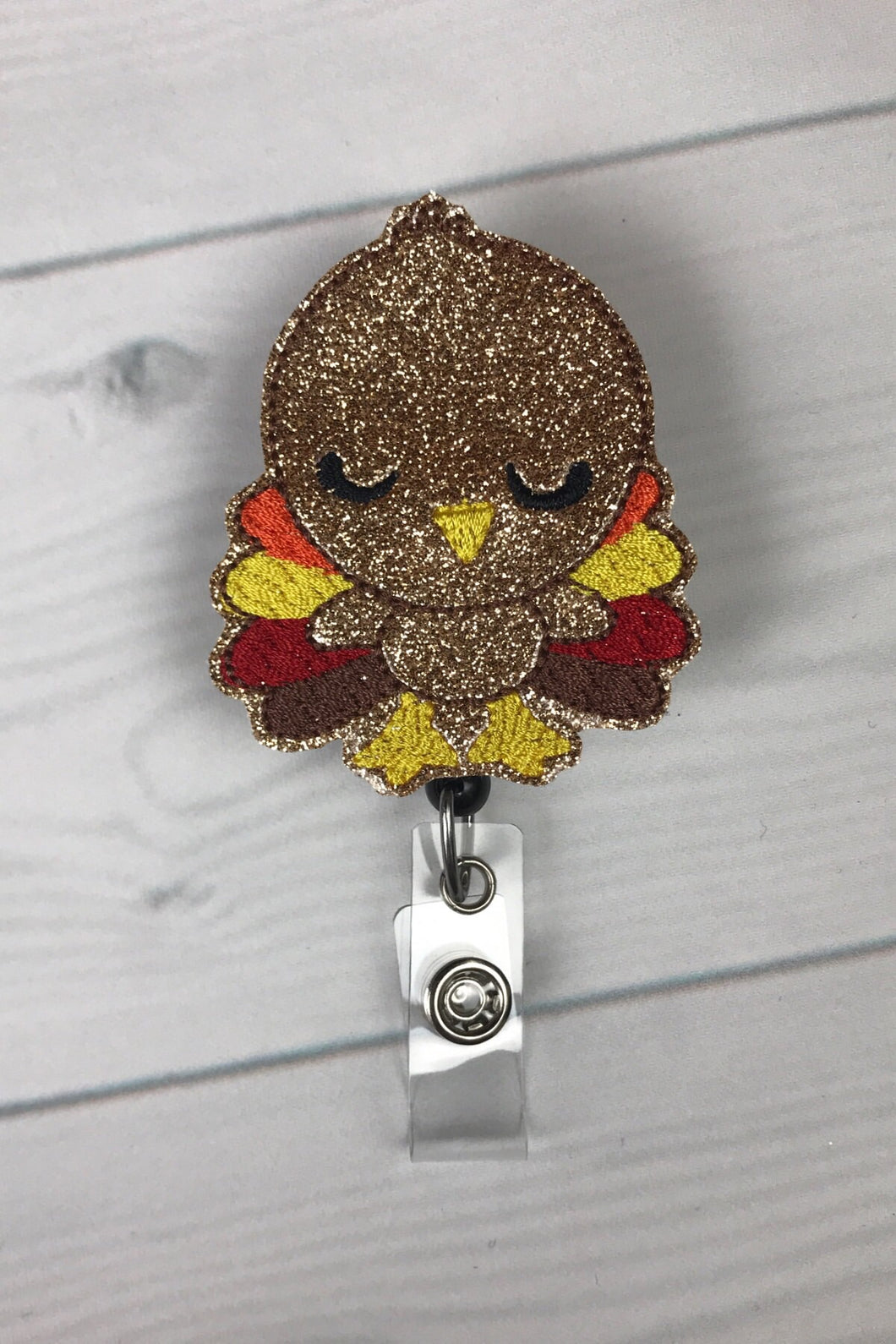 Holiday Badge Reel ~ Thanksgiving Badge Reel ~ Cute Badge Reel ~ Retractable Badge Reel ~ Funny