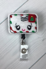 Load image into Gallery viewer, Alligator Clip ~ Holiday Badge Reel ~ Fun Badge Reel ~ Christmas Badge Reel ~ Nurse Badge Reel ~ Retractable Badge Reel ~ Seasonal