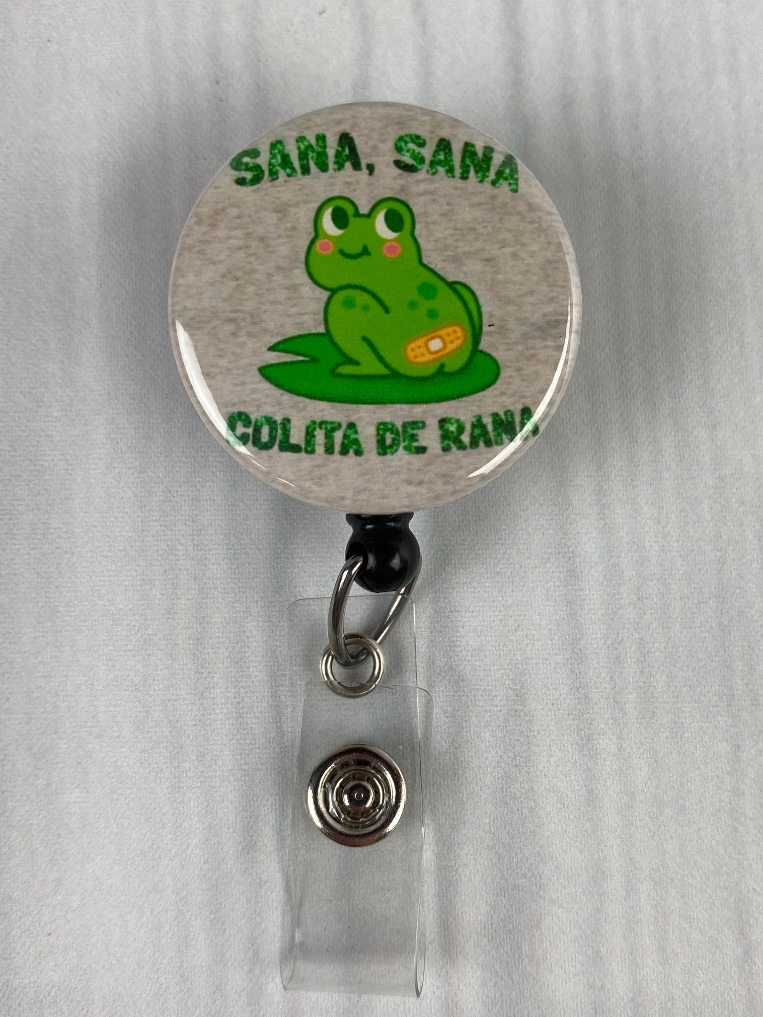 Rain Frog Badge Reel Id Holder Retractable ID Badge Holder CNA HCA  Housekeeping Veterinarian Nurse Frog Lover Gift Animal Badge Reels 