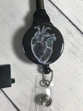 Load image into Gallery viewer, Anatomical Badge Reel, Anatomical Heart, Badge Reel, Cute Badge Reel, Nurse Badge Reel, Cardiac, Ekg