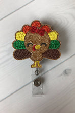 Load image into Gallery viewer, Holiday Badge Reel ~ Thanksgiving Badge Reel ~ Cute Badge Reel ~ Retractable Badge Reel ~ Funny