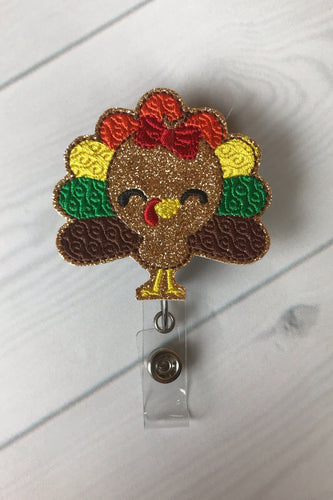 Holiday Badge Reel ~ Thanksgiving Badge Reel ~ Cute Badge Reel ~ Retractable Badge Reel ~ Funny