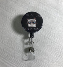 Load image into Gallery viewer, Funny Badge Reel ~ Cat ~ Badge Reel ~ Cute Badge Reel ~ Cartoon ~ Nurse Badge Reel