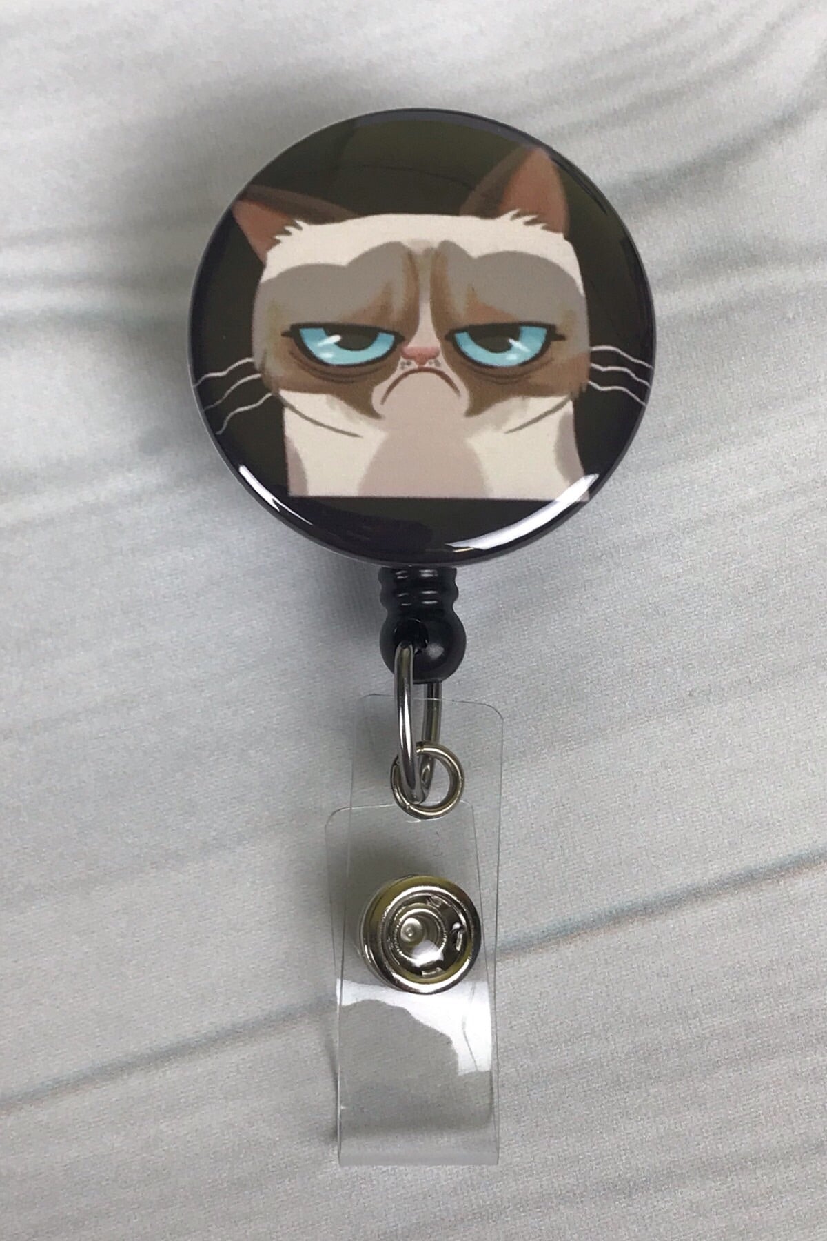 Funny Badge Reel ~ Cat ~ Badge Reel ~ Cute Badge Reel ~ Cartoon ~ Nurs –  My4BadgeBuilders