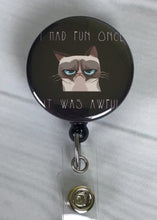 Load image into Gallery viewer, Funny Badge Reel ~ Cat ~ Badge Reel ~ Cute Badge Reel ~ Cartoon ~ Nurse Badge Reel