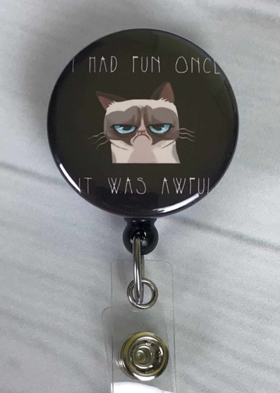 Funny Badge Reel ~ Cat ~ Badge Reel ~ Cute Badge Reel ~ Cartoon ~ Nurs –  My4BadgeBuilders