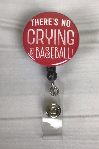 Mylar Button Badge Reel – Tagged no crying– My4BadgeBuilders