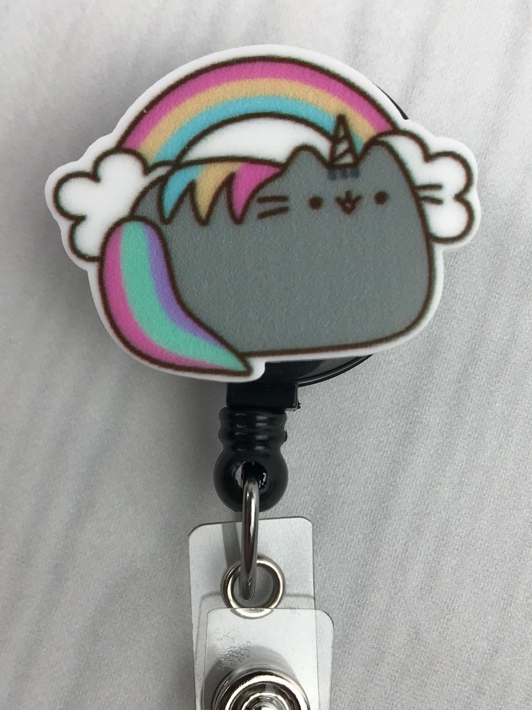 Cat badge reel, unicorn badge reel, Badge Id holder, Cute Badge Reel, –  My4BadgeBuilders