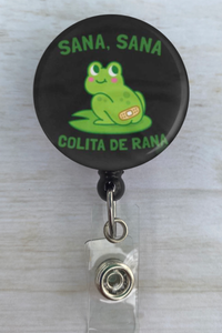 Frog Badge Reel, Retractable ID Badge Holder, Spring Badge Reel