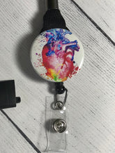 Load image into Gallery viewer, Anatomical Badge Reel, Anatomical Heart, Badge Reel, Cute Badge Reel, Nurse Badge Reel, Cardiac, Ekg