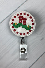 Load image into Gallery viewer, Alligator Clip ~ Holiday Badge Reel ~ Fun Badge Reel ~ Christmas Badge Reel ~ Nurse Badge Reel ~ Retractable Badge Reel ~ Seasonal