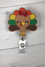 Load image into Gallery viewer, Holiday Badge Reel ~ Thanksgiving Badge Reel ~ Cute Badge Reel ~ Retractable Badge Reel ~ Funny