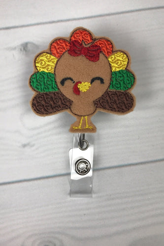 Holiday Badge Reel ~ Thanksgiving Badge Reel ~ Cute Badge Reel ~ Retractable Badge Reel ~ Funny