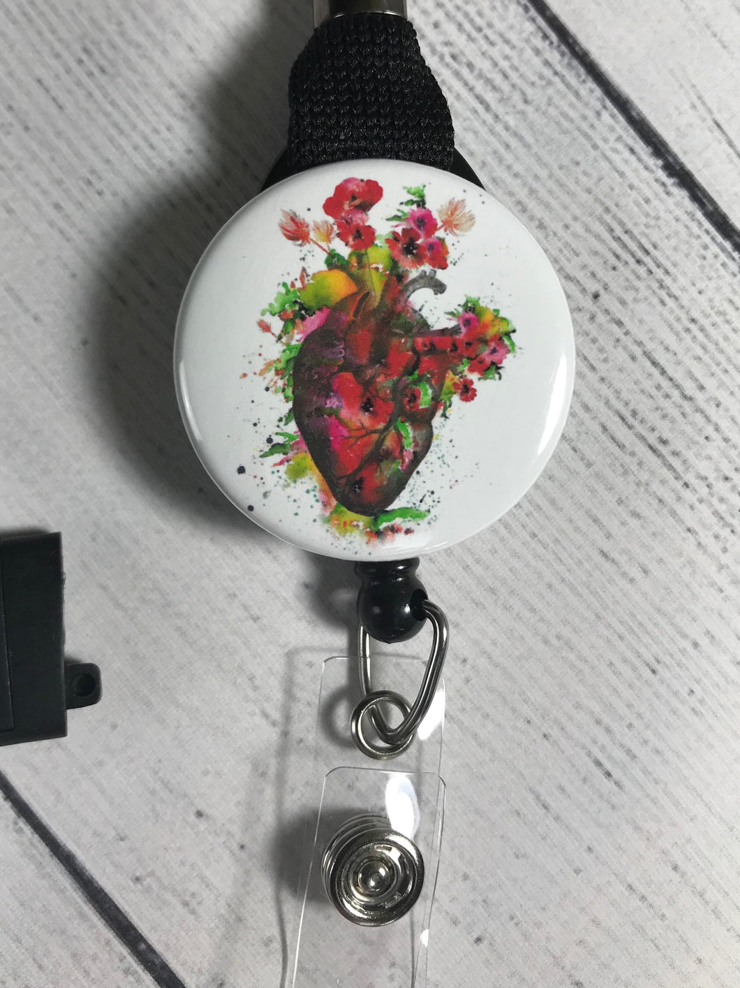 Anatomical Badge Reel, Anatomical Heart, Badge Reel, Cute Badge Reel, Nurse Badge Reel, Cardiac, Ekg