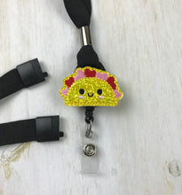 Load image into Gallery viewer, Taco badge reel ~ Cute badge reel ~ Taco Tuesday ~ Food badge reel ~ Funny badge reel ~ Nurse badge reel ~ Fiesta ~ Party