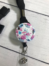 Load image into Gallery viewer, Badge Reel, Nurse Badge Reel, Breakaway Lanyard, ID holder, Teacher Lanyard, Retractable Badge Reel