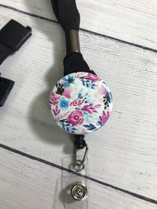 Badge Reel, Nurse Badge Reel, Breakaway Lanyard, ID holder, Teacher Lanyard, Retractable Badge Reel