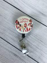 Load image into Gallery viewer, Nurse Badge Reel, Badge Reel, Breakaway Lanyard, ID holder, Teacher Lanyard, Retractable Badge Reel, Cute Badge Reel