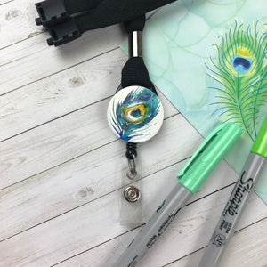 Nurse Badge Reel, Badge Reel, Breakaway Lanyard, ID holder, Teacher Lanyard, Retractable Badge Reel