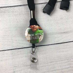 Funny Badge Reel, Cute Badge Reel, Retractable Badge Reel, Nurse Badge Reel, Teacher Lanyard, Badge Reel