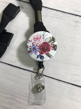 Load image into Gallery viewer, Badge Reel, Nurse Badge Reel, Retractable Badge Reel, Breakaway Lanyard, ID holder, Teacher Lanyard, Magnetic, Lanyard, Magnetic badge reel