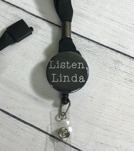 Load image into Gallery viewer, Funny Badge Reel, Cute Badge Reel, Retractable Badge Reel, Nurse Badge Reel, Teacher Lanyard, Badge Reel