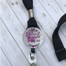 Load image into Gallery viewer, Retractable Badge reel, Nurse Badge Reel, Breakaway Lanyard, Badge Reel, Teacher Lanyard, ID badge, ID holder, Free Shipping on Eligible Orders