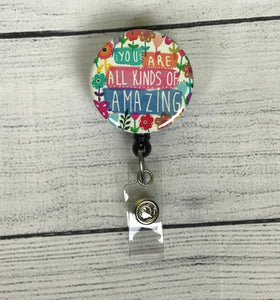 Cute Badge Reel ~ Nurse Badge Reel ~ Inspirational ~ Retractable Badge Reel ~ Badge Reel ~ ID Holder