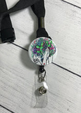 Load image into Gallery viewer, Nurse Badge Reel, Badge Reel, Breakaway Lanyard, ID holder, Teacher Lanyard, Retractable Badge Reel, Cute Badge Reel