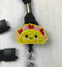 Load image into Gallery viewer, Taco badge reel ~ Cute badge reel ~ Taco Tuesday ~ Food badge reel ~ Funny badge reel ~ Nurse badge reel ~ Fiesta ~ Party