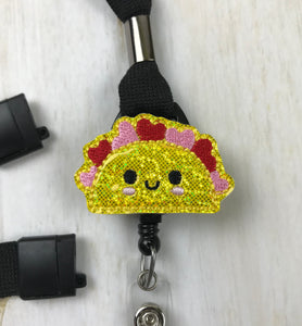 Taco badge reel ~ Cute badge reel ~ Taco Tuesday ~ Food badge reel ~ Funny badge reel ~ Nurse badge reel ~ Fiesta ~ Party